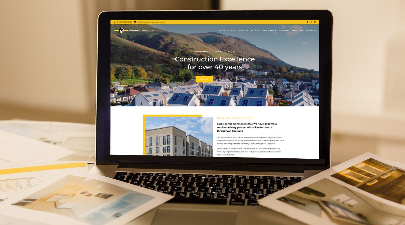 construction wordpress website